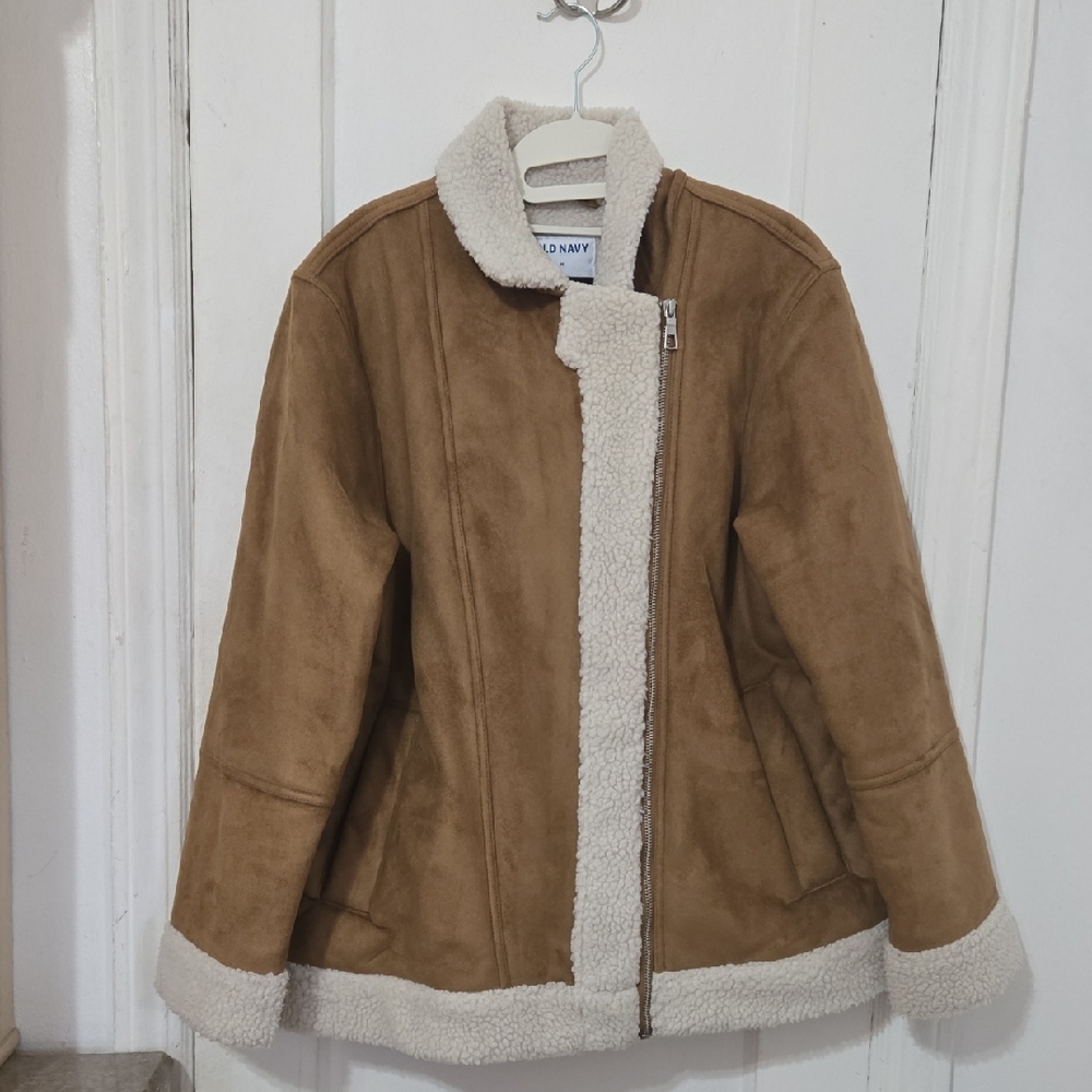 Old Navy Brown Sherpa Jacket